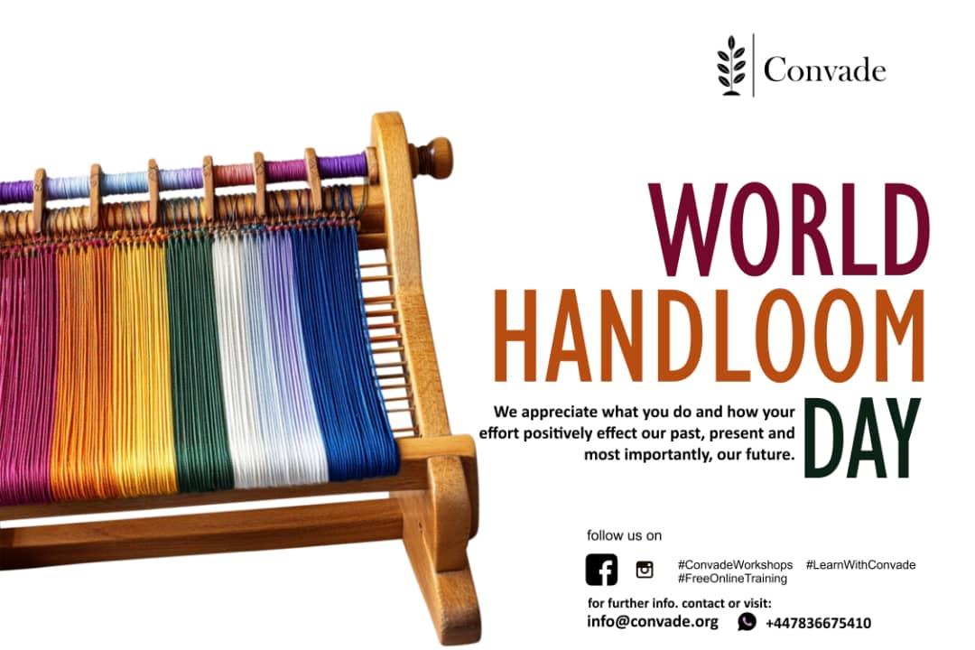 convade's tweet photo. Handlooms are not just fabrics, they're stories woven with love and tradition. Happy World Handloom Day!
#WORLDTOUR  #artisan #excellenceinaction https://t.co/btO8Mr5EK3