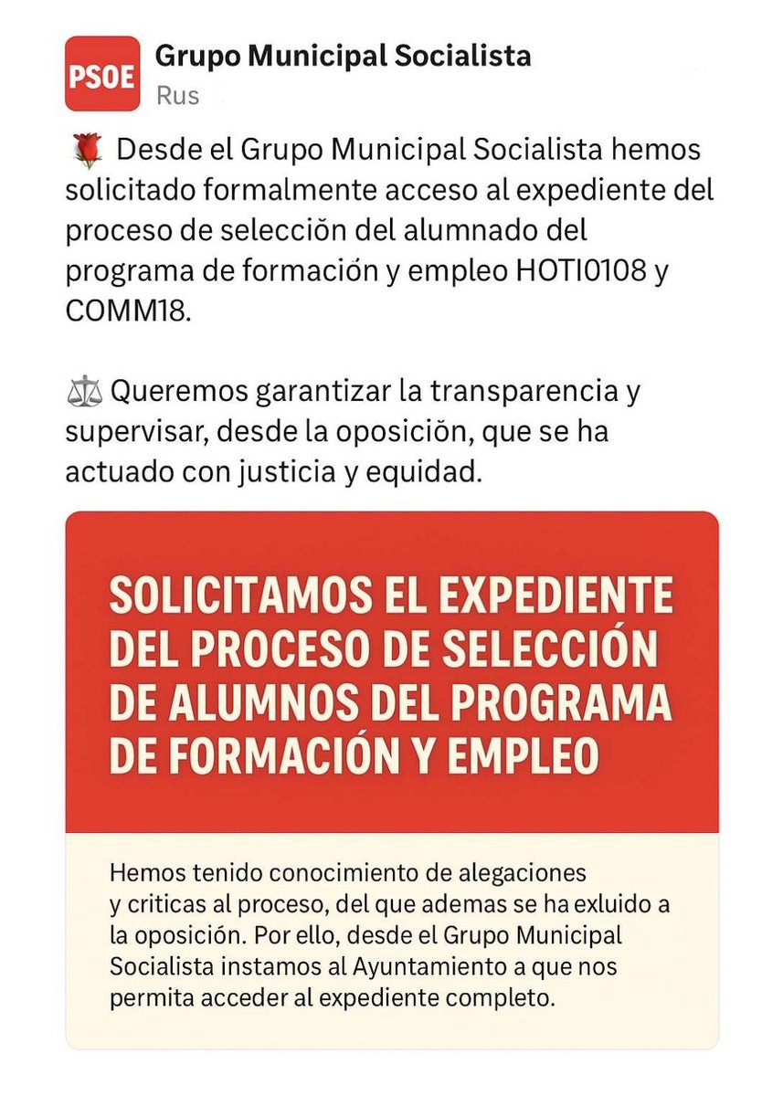 PSOE de Rus tweet media