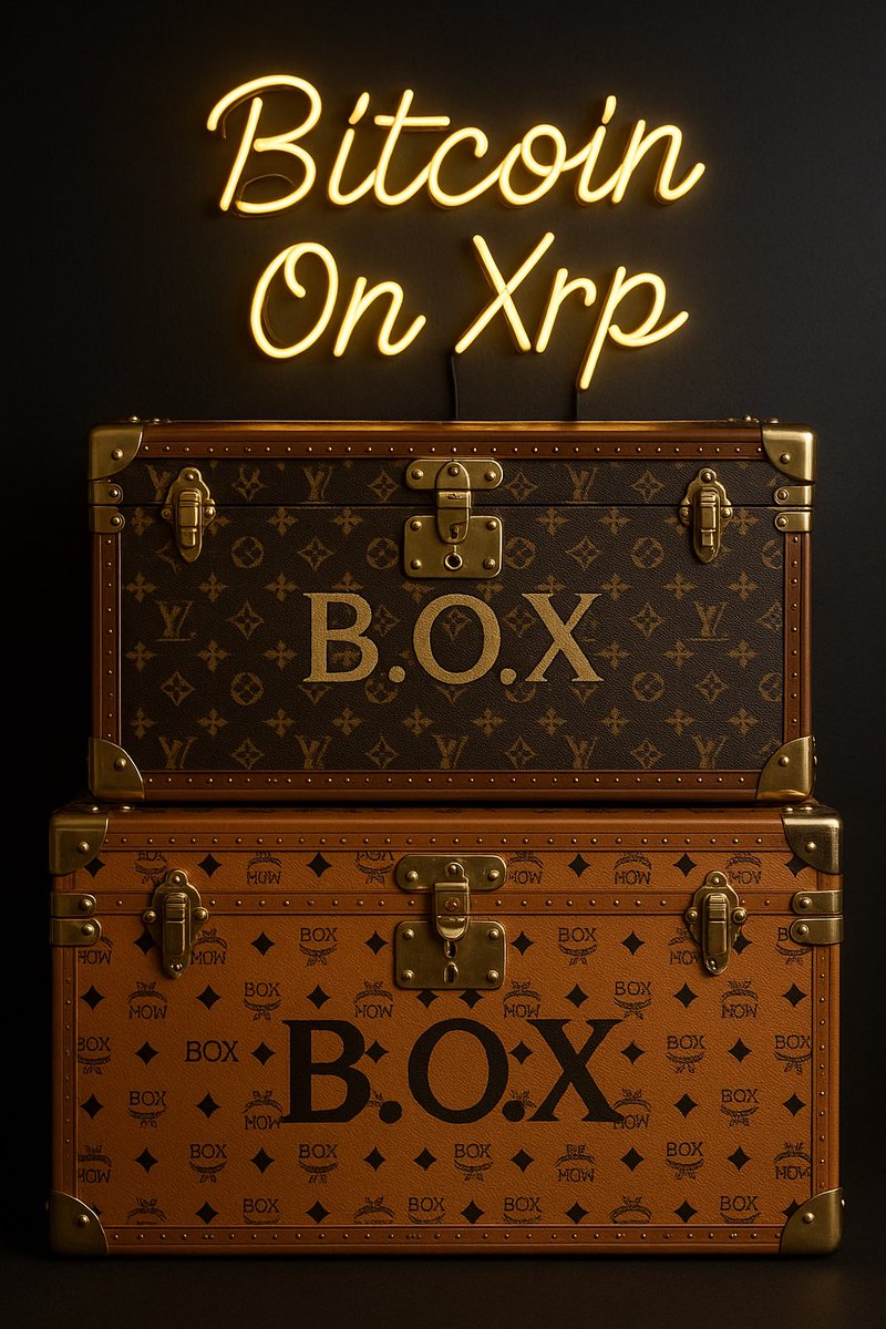 One day the whole world will know…
Bitcoin On Xrp.
$BOX