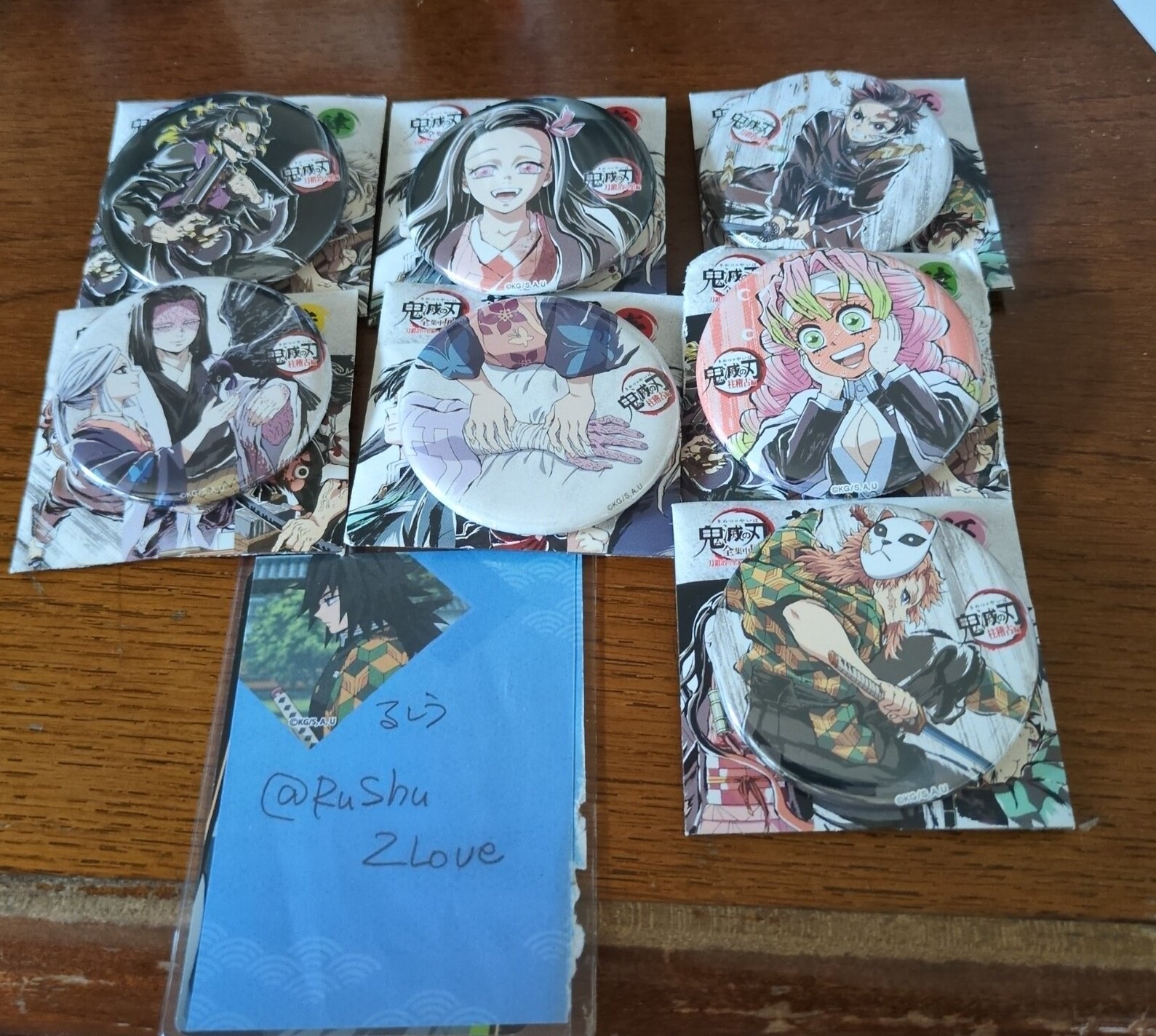 幕間画缶バッジ 産屋敷 鬼滅の刃☆缶バッジ☆産屋敷耀哉☆お館様☆幕間画☆全集中展