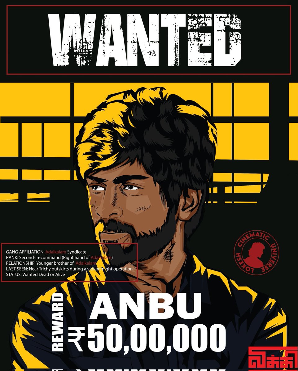 Kaithi: Anbu das (<a href="/iam_arjundas/">Arjun Das</a>)

#Kaithi 
#Kaithi2 
#LokeshKanagaraj
#Karthi 
#SamCS 
#LCU 
#vikram 
#leo