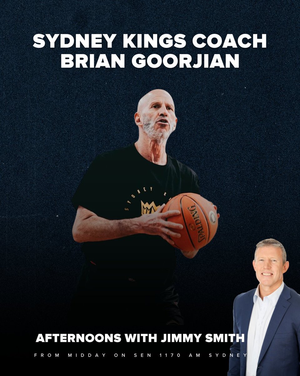Jimmy Smith Show (@jimmysmithsen) on Twitter photo CATCH UP | <a href="/SydneyKings/">Sydney Kings</a> Fans
Fresh off his stint in the <a href="/NBASummerLeague/">NBA Summer League</a> Coach Brian Goorjian joined <a href="/ThatJimmySmith/">Jimmy Smith π¦πΊ</a> to talk...
π Summer League Experience
π¨β𦱠Matthew Dellavedova Signing
π Kings Roster for 25/26
LISTEN π bit.ly/4jErp7I CATCH UP | <a href="/SydneyKings/">Sydney Kings</a> Fans
Fresh off his stint in the <a href="/NBASummerLeague/">NBA Summer League</a> Coach Brian Goorjian joined <a href="/ThatJimmySmith/">Jimmy Smith π¦πΊ</a> to talk...
π Summer League Experience
π¨β𦱠Matthew Dellavedova Signing
π Kings Roster for 25/26
LISTEN π bit.ly/4jErp7I