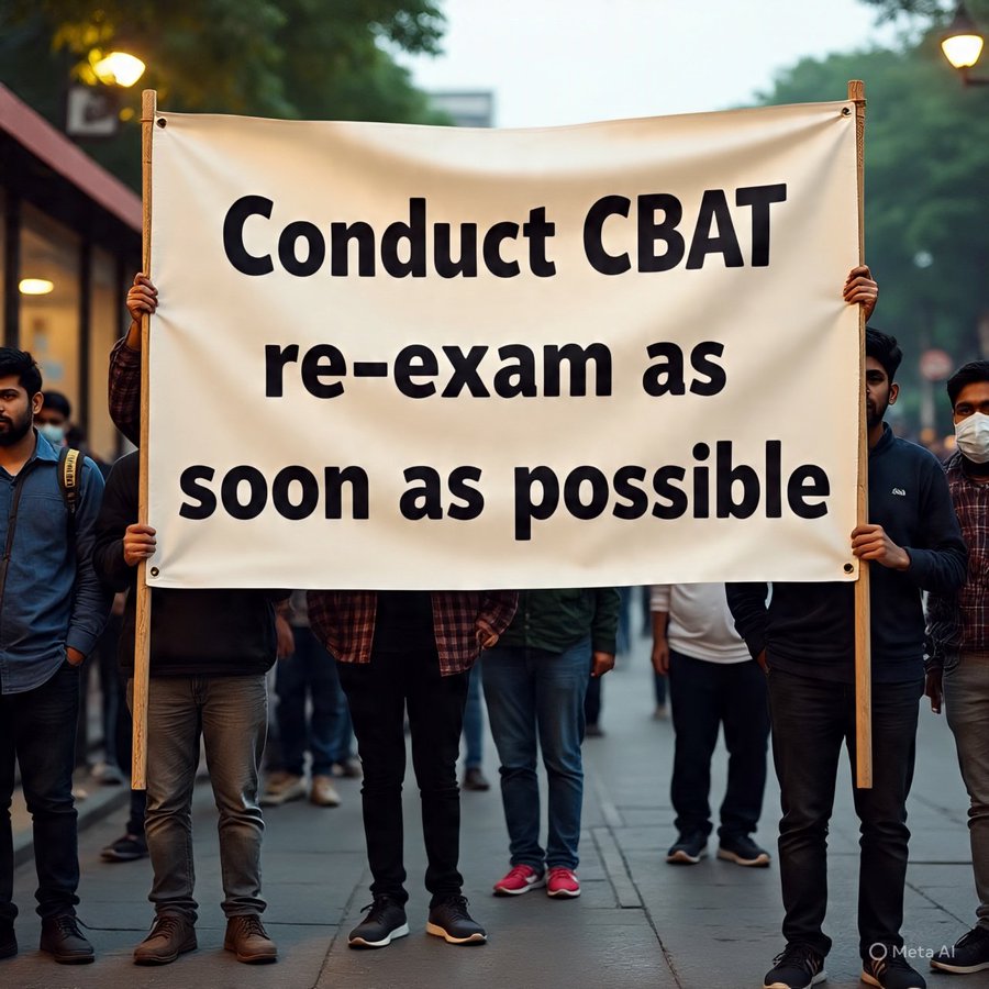 ImShekharYadav's tweet image. रेलवे ALP भर्ती को आज एक साल 6 महीने होने वाले हैं, लेकिन अभी तक इसका पूरा PROCESS कंप्लीट नहीं किया गया है। 
हम students की यही मांग है कि जल्दी से जल्दी CBAT का RE-EXAM हो जाए, ताकि आने वाले exams के लिए भी हम अपने आप को तैयार कर सकेl
#CBAT_REEXAM_DATE_DO 
#CBAT_REEXAM_NOTICE