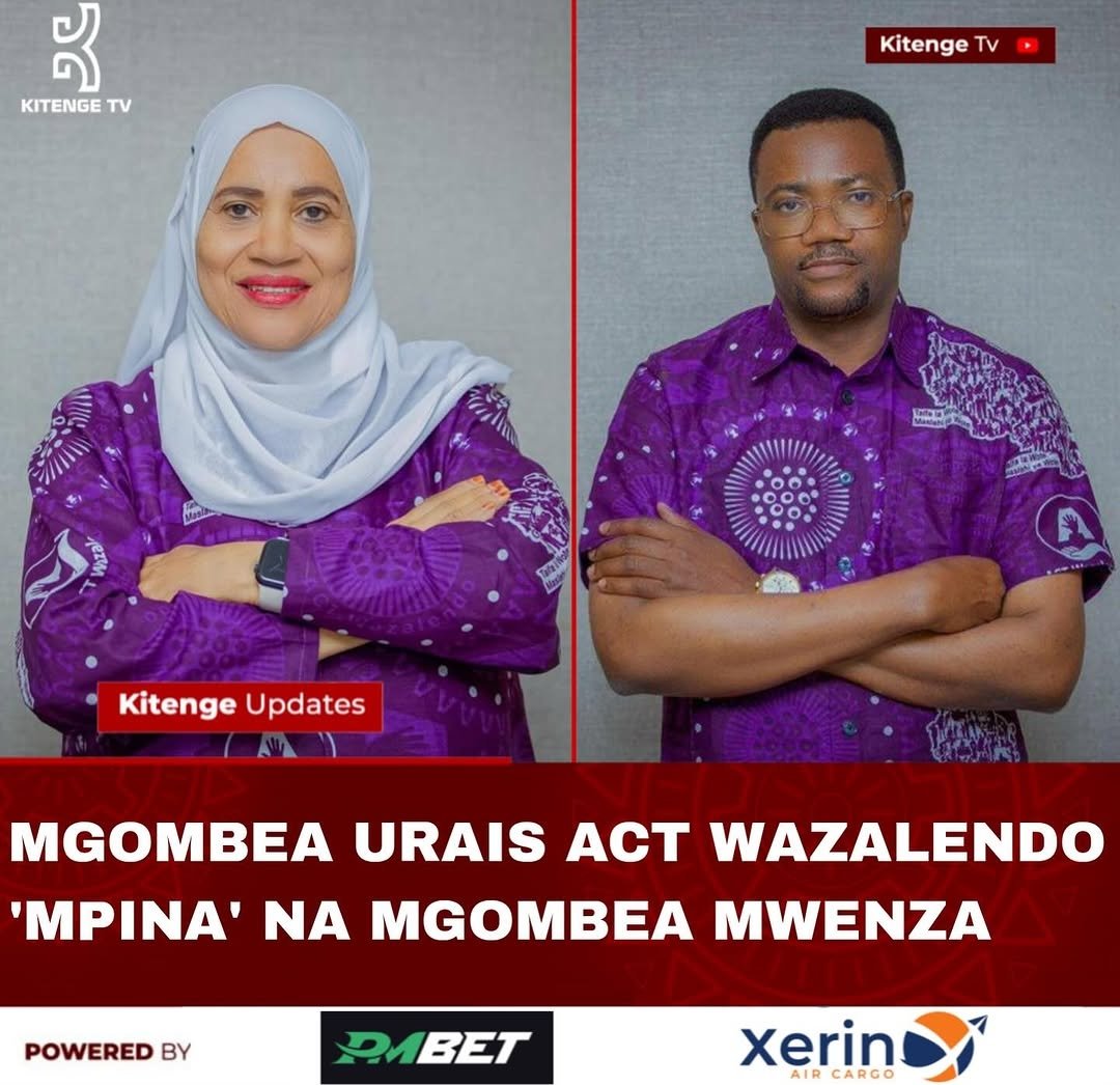 Anthony ISHIKA Mghamba 🇹🇿 (@anthonyishikatz) on Twitter photo Mgombea Uraisi wa Jamhuri ya Muungano wa Tanzania Mwaka 2025 Ndugu Luhaga Joelson Mpina <a href="/LuhagaMpina/">Luhaga Mpina</a> pamoja na Mgombea Mwenza Bi. Fatma Abdulhabib Ferej <a href="/ferej_fatma/">Fatma Ferej</a> kwa Tiket ya Chama Cha ACT Wazalendo <a href="/ACTwazalendo/">ACTWazalendo</a>
Oktober #LindaKura #MhuniHasusiwi Mgombea Uraisi wa Jamhuri ya Muungano wa Tanzania Mwaka 2025 Ndugu Luhaga Joelson Mpina <a href="/LuhagaMpina/">Luhaga Mpina</a> pamoja na Mgombea Mwenza Bi. Fatma Abdulhabib Ferej <a href="/ferej_fatma/">Fatma Ferej</a> kwa Tiket ya Chama Cha ACT Wazalendo <a href="/ACTwazalendo/">ACTWazalendo</a>
Oktober #LindaKura #MhuniHasusiwi