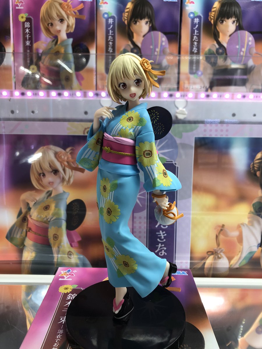 リコリスリコイル より錦木千束・井ノ上たきな のフィギュアが入荷