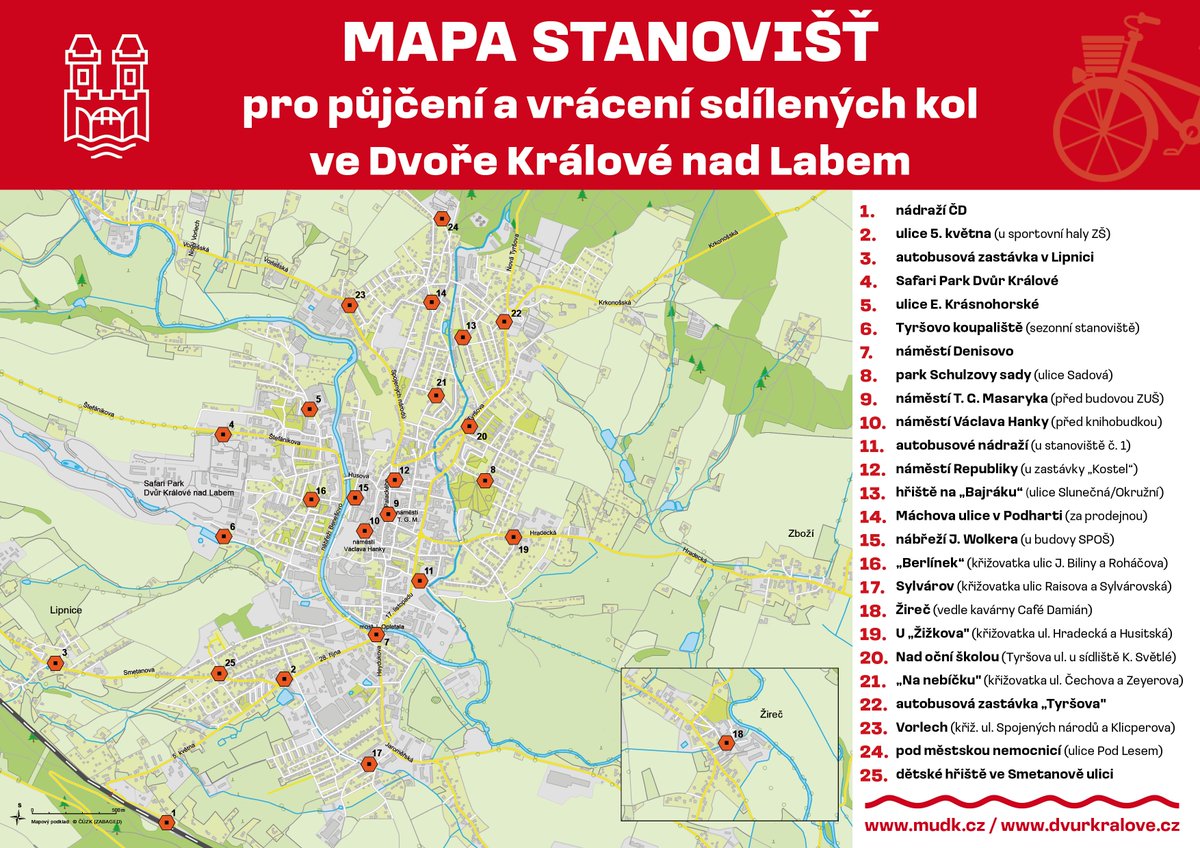 🚴‍♀️Sdílená kola ve <a href="/mestoDKnL/">Město Dvůr Králové nad Labem</a> hlásí za červenec 2025 rekordní čísla! Zaznamenáno bylo skoro 7 tisíc výpůjček, 95% jízd bylo do 15 min., a tedy díky podpoře města zdarma. Vzrost i počet registrovaných uživatelů. Zájemci mají k dispozici 60 kol městského typu a 15 elektrokol. Více⤵️