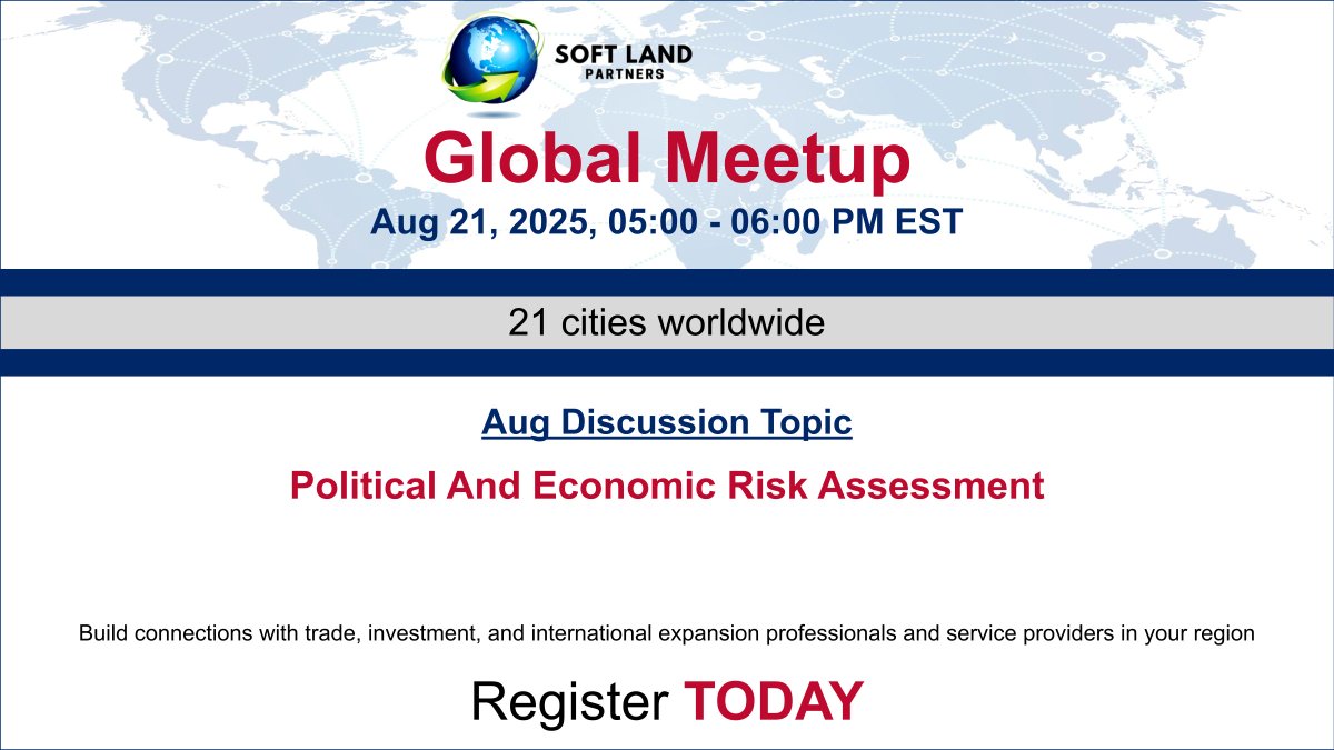 Registration is now open for the next #Global Meetup eventbrite.com/e/142621402754… #internationaltrade #globaltrade