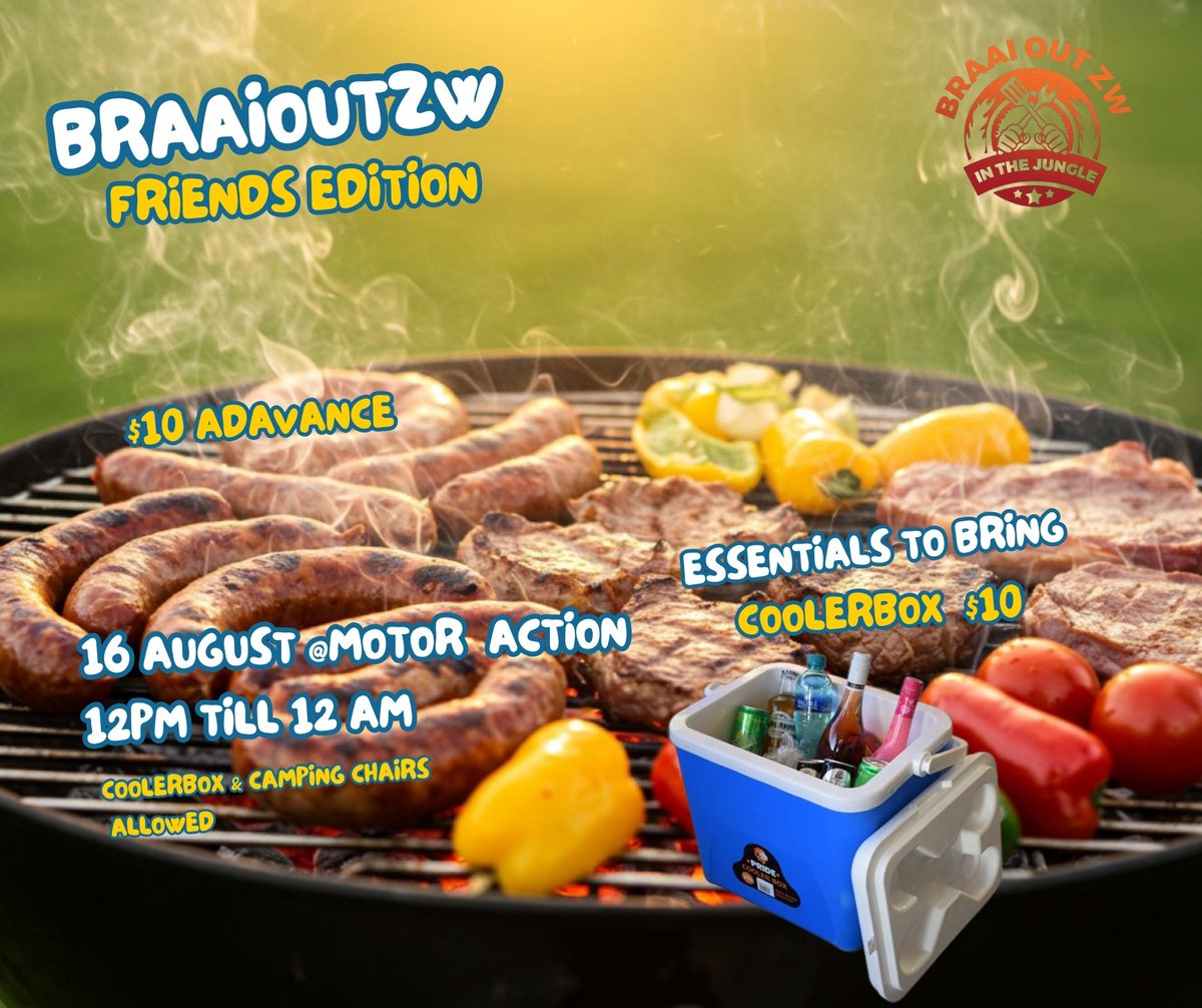 Essentials to bring 

3.Coolerboxes 

*Please note we are only allowing a limited number of coolerboxes which can only be booked in advance $10 right now left with 13 slots 

#braaioutfriendsedition