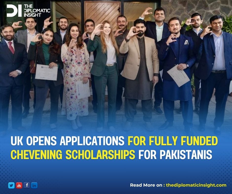 DiplomaticIns's tweet image. The UK Government has opened the application for the 
Chevening Scholarship Program. From August 5 to 
October 7, 2025, the application portal will be open for 
applicants.

thediplomaticinsight.com/uk-opens-appli…

#UK #scolarship #Chevening #England #EducationForAll 

@ukinpakistan
