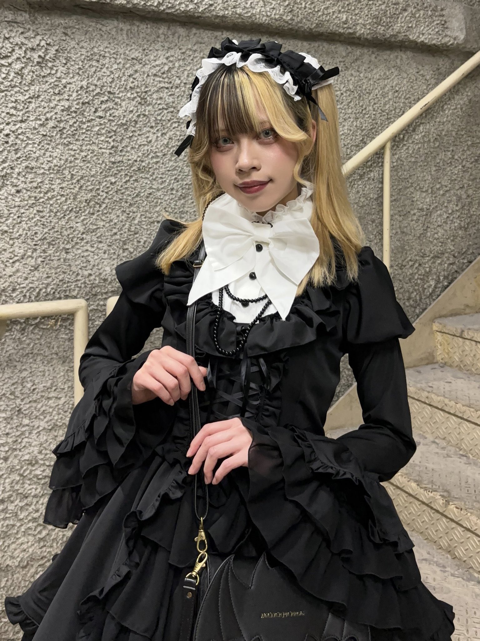 ATELIER PIERROT 黒 ワンピース ATELIER-PIERROT ワンピース シンプル ブラック ゴスロリ