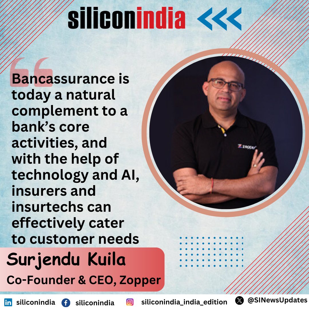 SINewsUpdates's tweet image. Reimagining the Bancassurance Model in India

Surjendu Kuila, Co-Founder &amp;amp; CEO, @Zopper_IN

Read More: lnkd.in/dvQWEBTZ

#healthinsurance #bancassurancemarketinIndia #technologyandAI #advancementsinInsurtech #insurancesolutions #insuranceproducts #dynamicecosystem