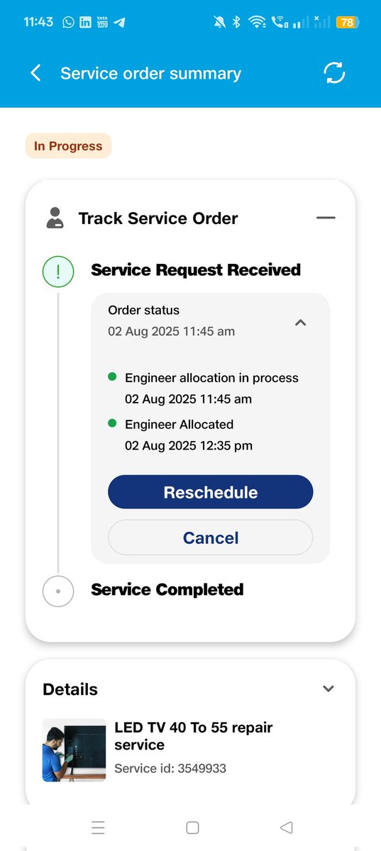 Dibyajyoti0801's tweet image. Bought an extended warranty for my OnePlus TV from #RelianceDigital
TV display issue — raised 3 service requests, no response.
Promised service in 72 hours, it's been 1 month.
Money taken,but no service. #RelianceIndustries
@RelianceDigital @reliancegroup @RelianceResQ
#OnePlusTV