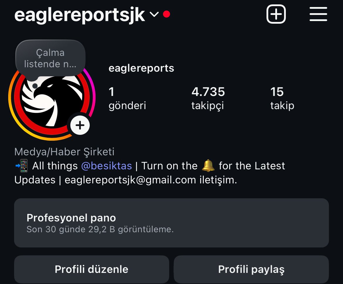 Sağ bek ve sol kanat transferlerini İnstagram  üzerinden yazmayı düşündük. 

Priwe gelmek isteyen dostlar Dm takip ettiğine dair SS atması yeter. 

instagram.com/eaglereportsjk…