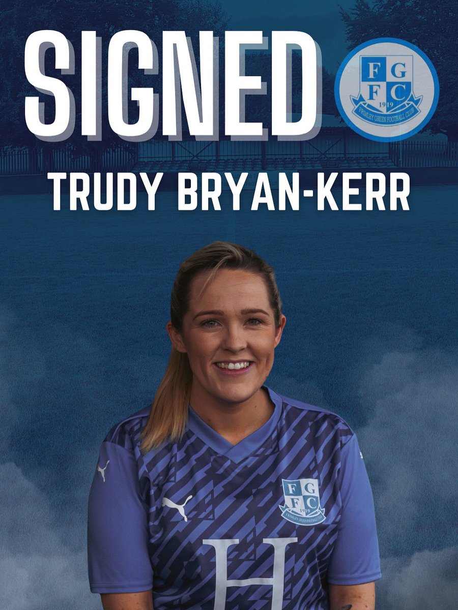 🔵 SIGNED 🔵

Trudy Bryan-Kerr joins FGFC from Woking! ⚽️🧠

An experienced midfielder who always finds space – class in the middle. 🎯📍
#FGFC #UpTheGreen #Signed #BlueArmy #WomensFootball
