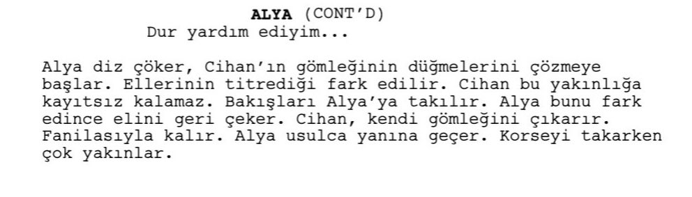 Senaryoda atlet yazmaz, Ozan kendi istememiştir, karısı istememiştir diyenler utanır mı acaba? Biz burada kendimizi paraladık. Alın direkt senaryoda fanila yazıyor