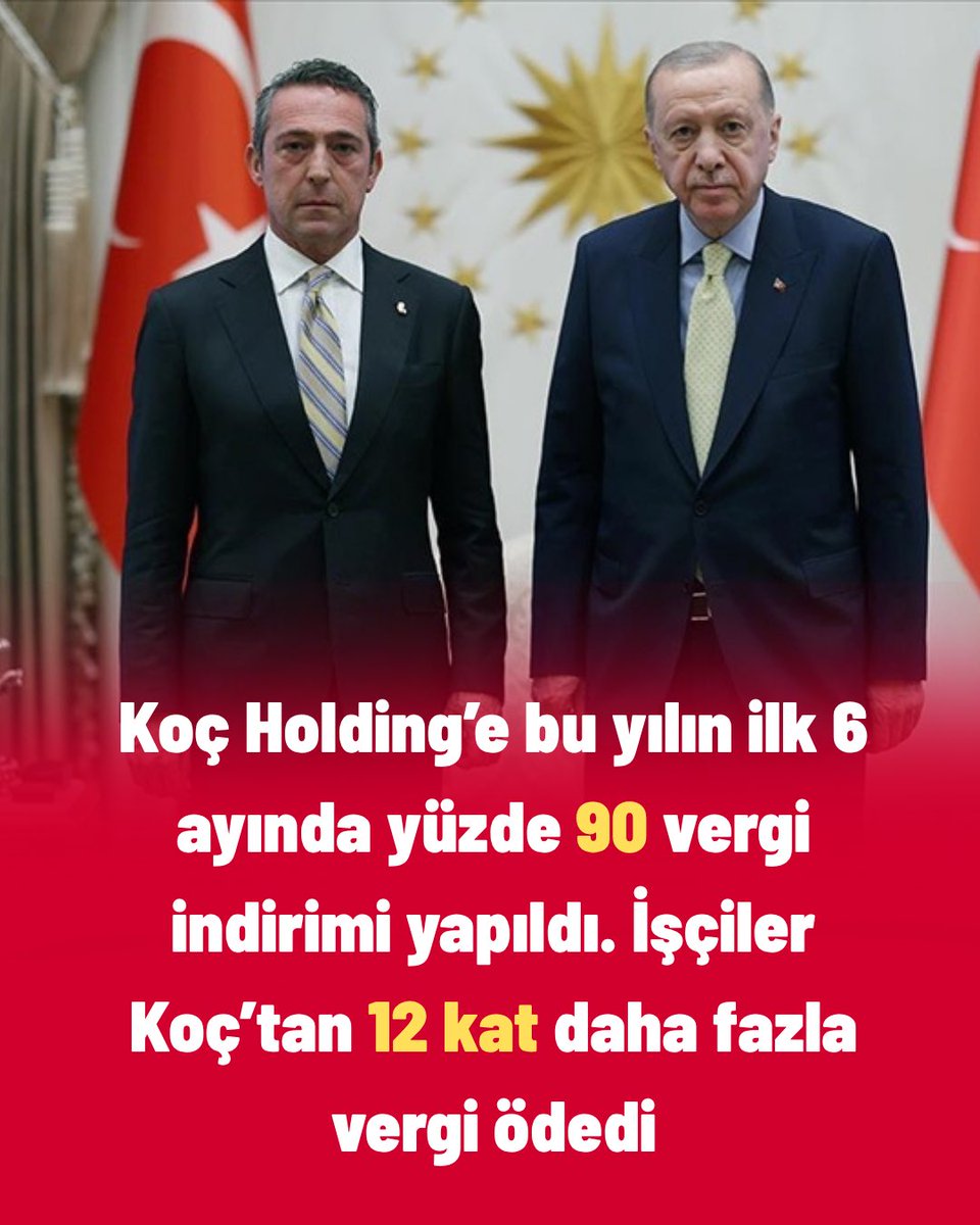 Koç’a vergi düşer, fakire zam yağar.