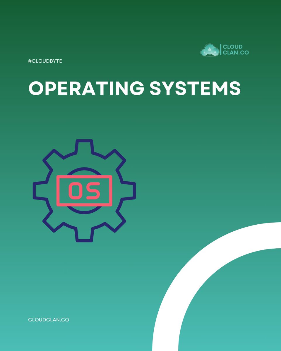 cloudclan_co's tweet photo. What is an Operating System?

#DevOps #CloudClan #GoogleCloud #CloudComputing #CloudCommunity #OS #OperatingSystem #CloudByte https://t.co/2O1FNpKeQP