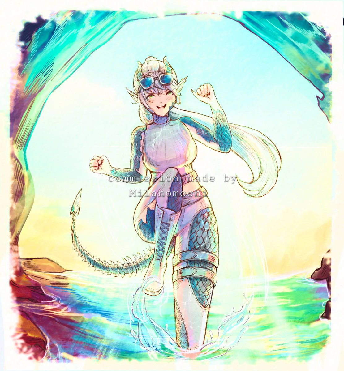 Milas_artworks's tweet image. Cm for @dethstroak thank you so much for letting me draw your pretty character 💖🙏 #ff14 #FFXIVART #FFXIV #FinalFantasy #art