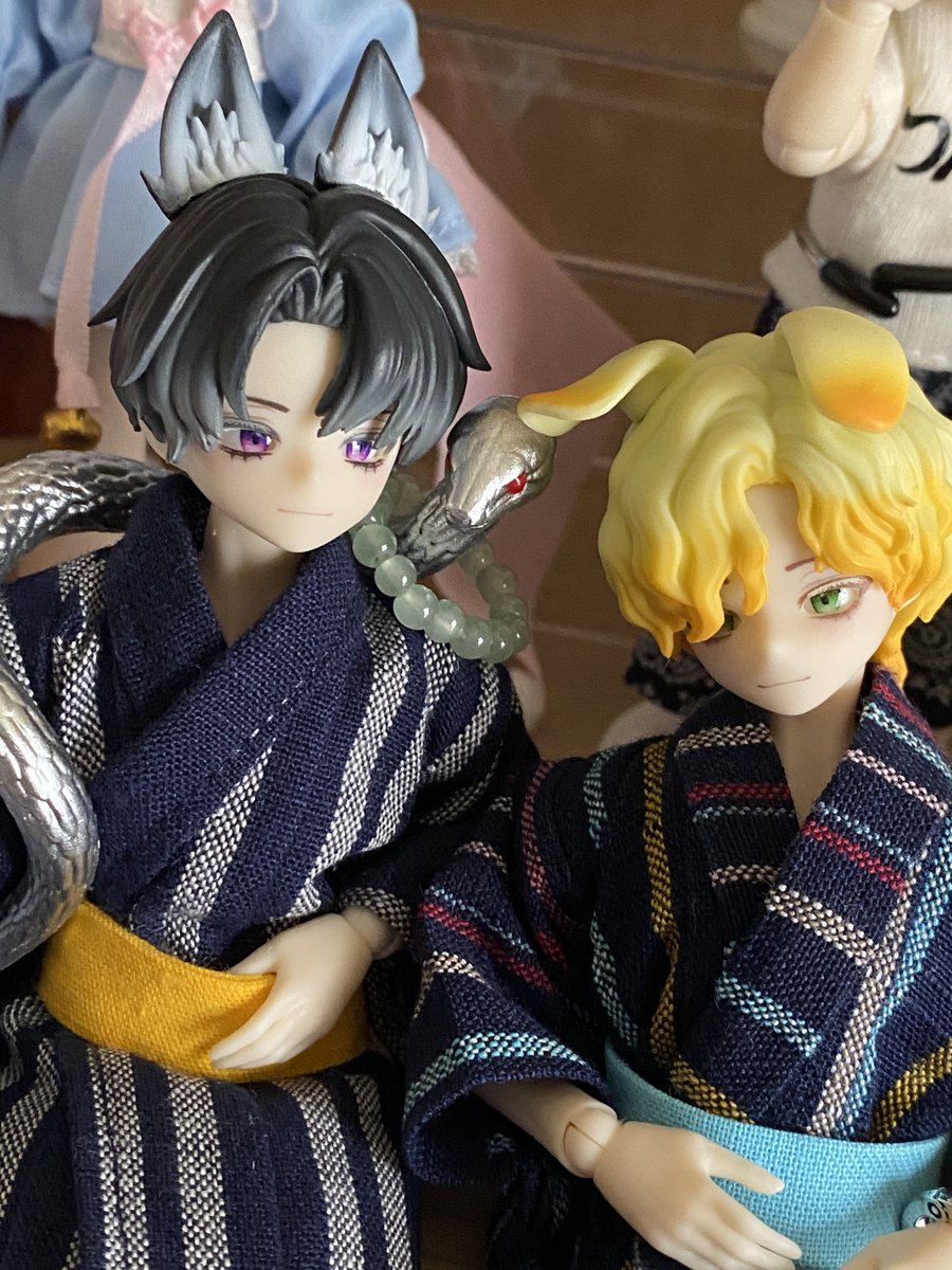 縁あって増えた2人目の #シチリアの追憶 くん…！
我が家では宵一(よいち)と名付けました🤗✨️

柳星とお揃いの素敵なデカールアイは凪色宇宙(@ nagiiro_uchu )様からお迎えしました☺️
#ナギイロウチュウ