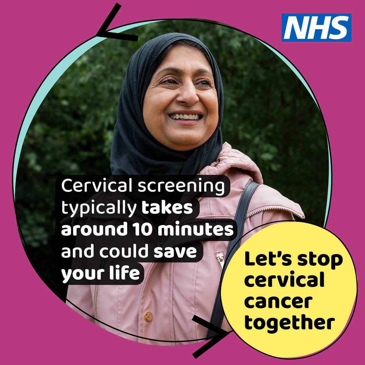 Cervical screening checks for high-risk types of the HPV virus. It is the best way to find out who is at higher risk of developing the cell changes that could lead to cervical cancer.

Find out more 👉 nhs.uk/tests-and-trea…