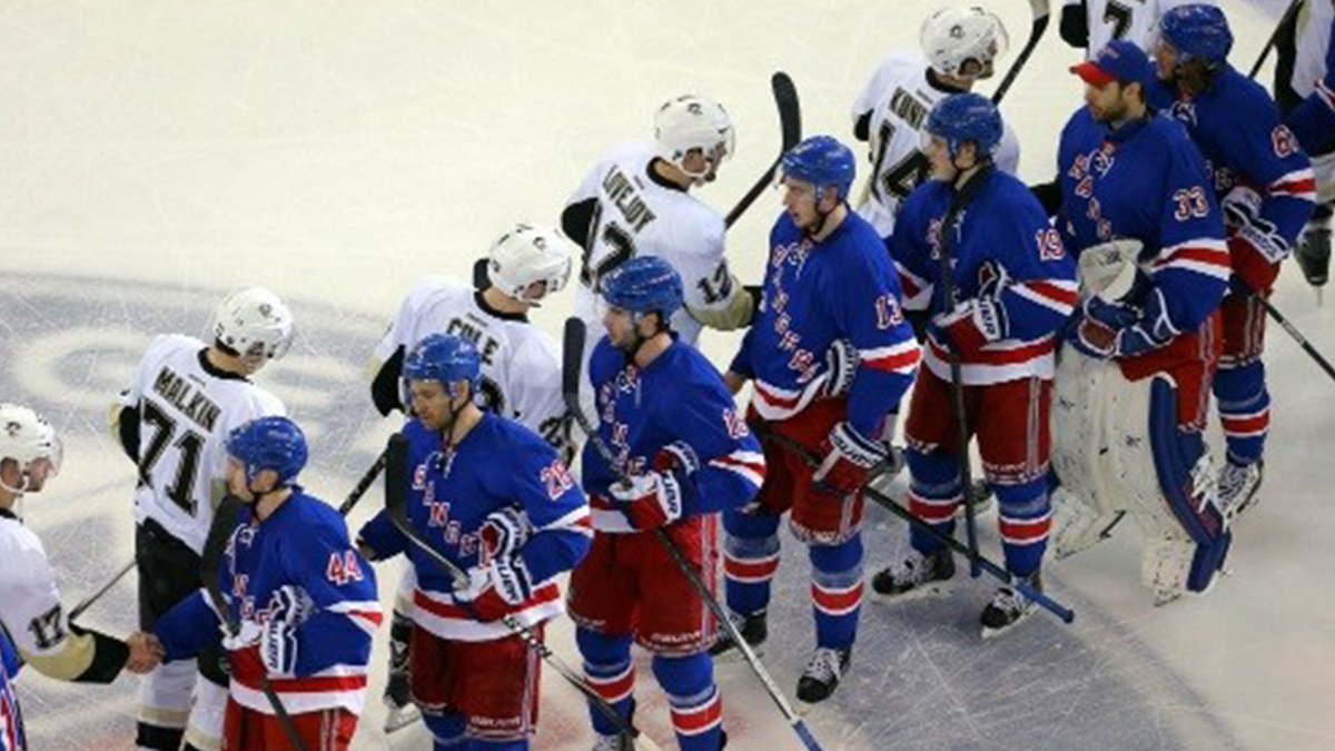 This might be a controversial thing to say but I think the handshake line shouldn't be limited to the playoffs.

Do the handshake line in the regular season after playing the final game against each opponent.