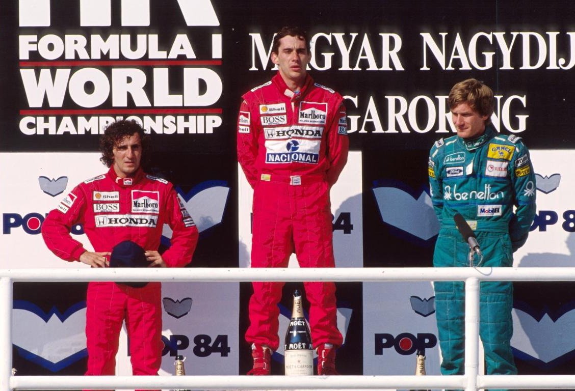 #MsportXtra © (@msportxtra) on Twitter photo #F1 #OnThisDay, August 7th 1988, polesitter <a href="/ayrtonsenna/">Senna</a> won the #HungarianGP at the <a href="/HungaroringF1/">Hungaroring</a> . <a href="/Prost_official/">Alain Prost</a> , who started 7th, finished a close 2nd and gave <a href="/McLarenF1/">McLaren</a> a 1-2. Thierry Boutsen was 3rd for Benetton. youtube.com/watch?v=185JbI… #MsportXtra <a href="/UnracedF1/">UnracedF1</a> #F1 #OnThisDay, August 7th 1988, polesitter <a href="/ayrtonsenna/">Senna</a> won the #HungarianGP at the <a href="/HungaroringF1/">Hungaroring</a> . <a href="/Prost_official/">Alain Prost</a> , who started 7th, finished a close 2nd and gave <a href="/McLarenF1/">McLaren</a> a 1-2. Thierry Boutsen was 3rd for Benetton. youtube.com/watch?v=185JbI… #MsportXtra <a href="/UnracedF1/">UnracedF1</a>