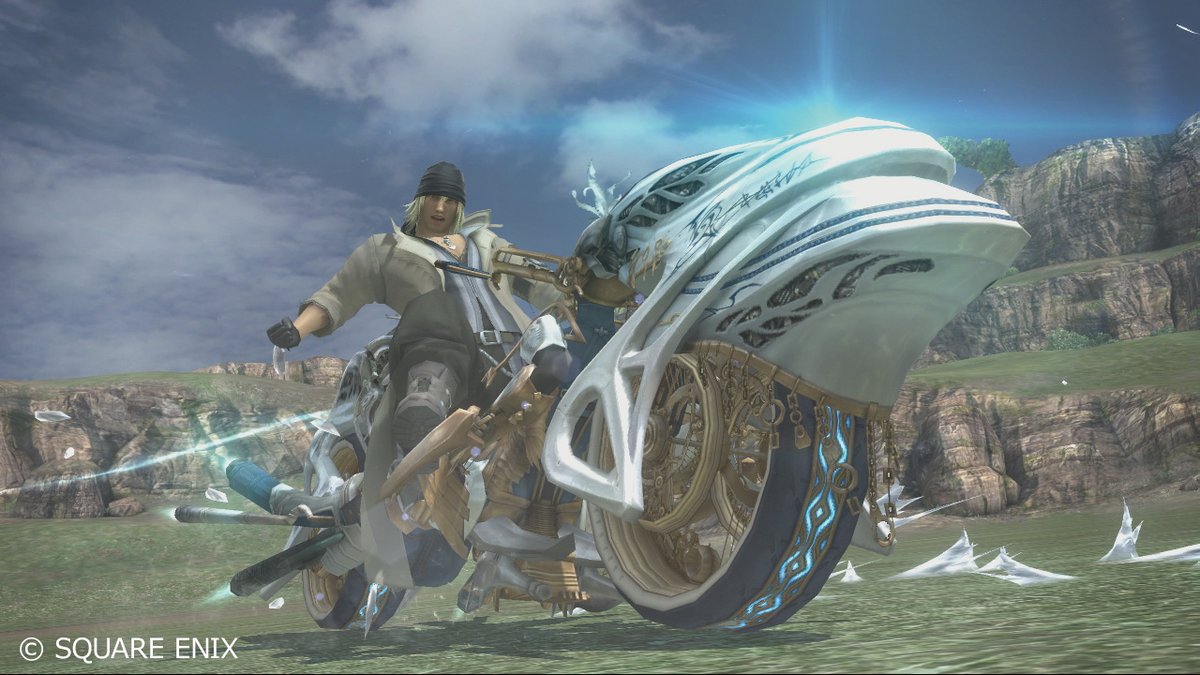 8/19は #バイクの日 ！

#FF13 には、召喚獣「シヴァ・スティリア」と「シヴァ・ニクス」という姉妹が登場するクポ❄️❄️

ドライビングモードでは合体してなんとバイクの形になるクポ🏍️