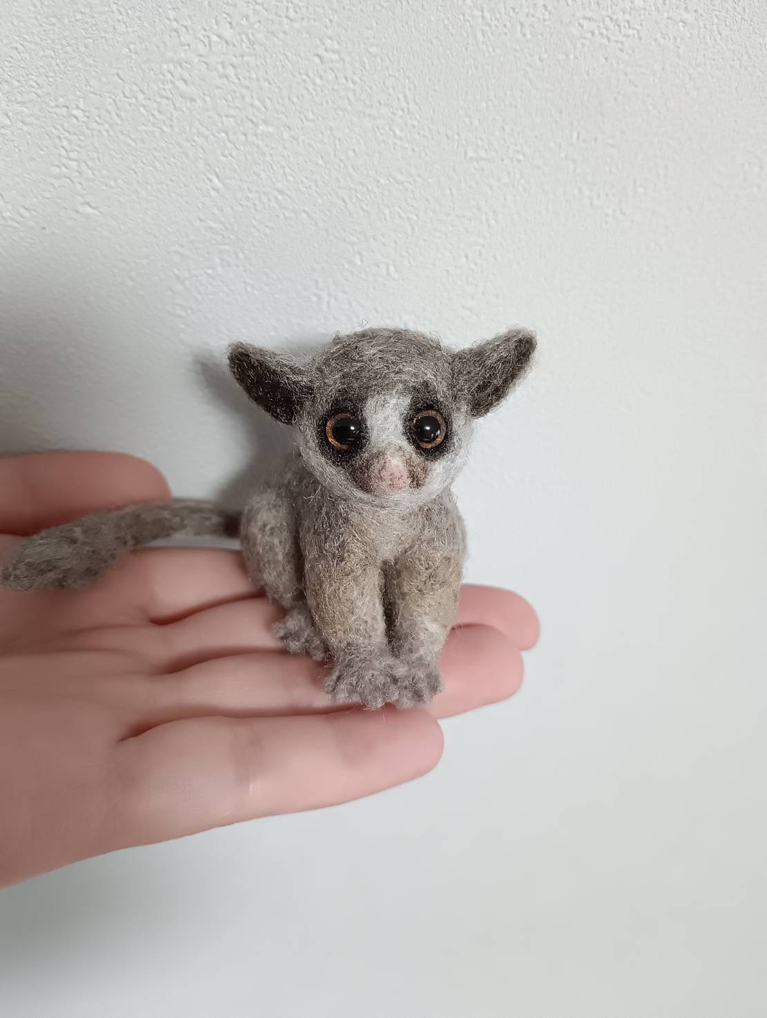 羊毛フェルト　ショウガラゴ 羊毛フェルト ショウガラゴ - ショップ yottymikan 編み物/刺繍