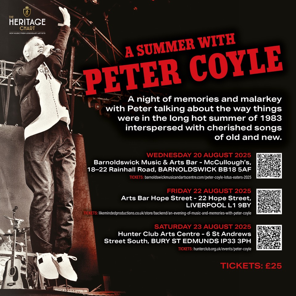 1980sRewind's tweet image. Also this month 
#ASummerWithPeterCoyle 
@barlickmusic 
@livartsbar 
📸 ☀️