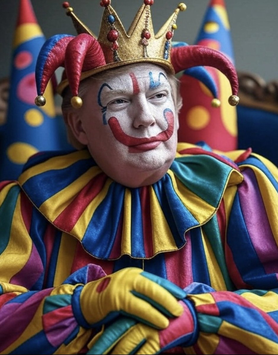 His MAGA supporters seem to think it's wrong to 'mock' him by posting 'clown' images like this one! Of course, he never  'dresses up' as 'Superman', or in military uniforms, so there's no reason to post embarrassing images as a clown, right?

You know what to do! #ClownTrump ⤵️