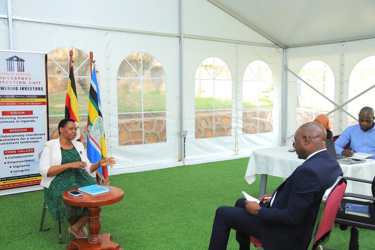 Ruth (@ddebie21812) on Twitter photo Yesterday Col.<a href="/edthnaka/">Col Edith Nakalema</a> had a sit-down interview with <a href="/BRIANTUM/">blest🙏🙏</a> of The Patriotic Post, in collaboration with <a href="/NPA_UG/">National Planning Authority 🇺🇬</a>, a team from <a href="/YPAGoats/">Youth Platform Africa</a> and Mr. Joel Ogwang of the Patriot magazine to discuss <a href="/ShieldInvestors/">State House Investors Protection Unit</a>’ contribution to Uganda’s National Development
#EmpoweringInvestors Yesterday Col.<a href="/edthnaka/">Col Edith Nakalema</a> had a sit-down interview with <a href="/BRIANTUM/">blest🙏🙏</a> of The Patriotic Post, in collaboration with <a href="/NPA_UG/">National Planning Authority 🇺🇬</a>, a team from <a href="/YPAGoats/">Youth Platform Africa</a> and Mr. Joel Ogwang of the Patriot magazine to discuss <a href="/ShieldInvestors/">State House Investors Protection Unit</a>’ contribution to Uganda’s National Development
#EmpoweringInvestors
