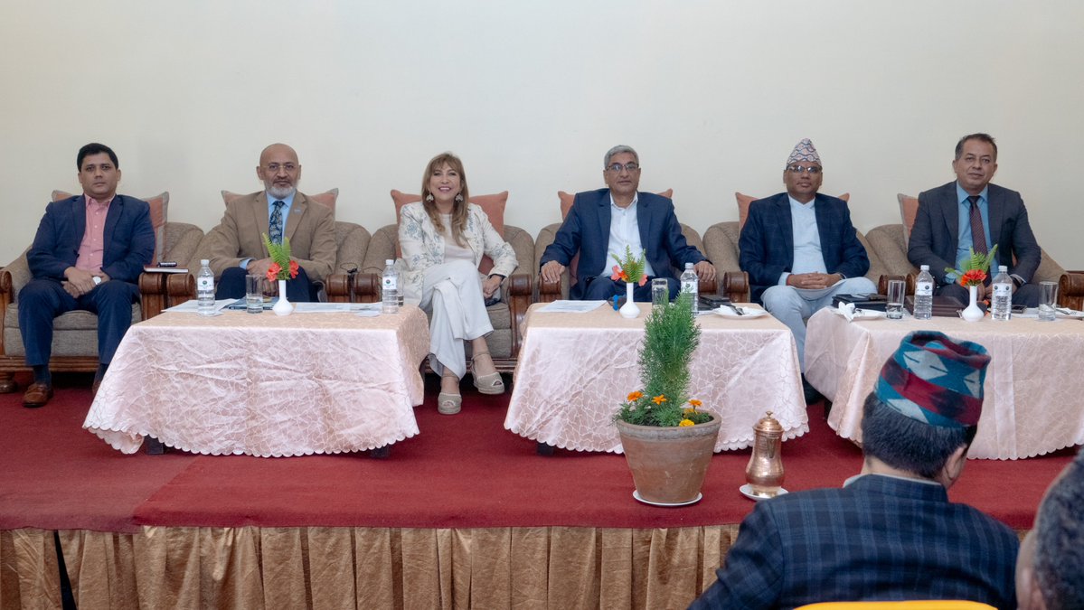 WFP_Nepal's tweet photo. ๐ข Early warnings save lives when disasters strike.
@WFP cohosts National consultation workshop #EarlyWarning4All, uniting Govt๐ณ๐ต, #EW4ALL responders & partners to strengthen early action across the country & help communities ๐จโ๐ฉโ๐งโ๐ฆprepare, respond & recover better.๐ช https://t.co/nGl2gD36yu
