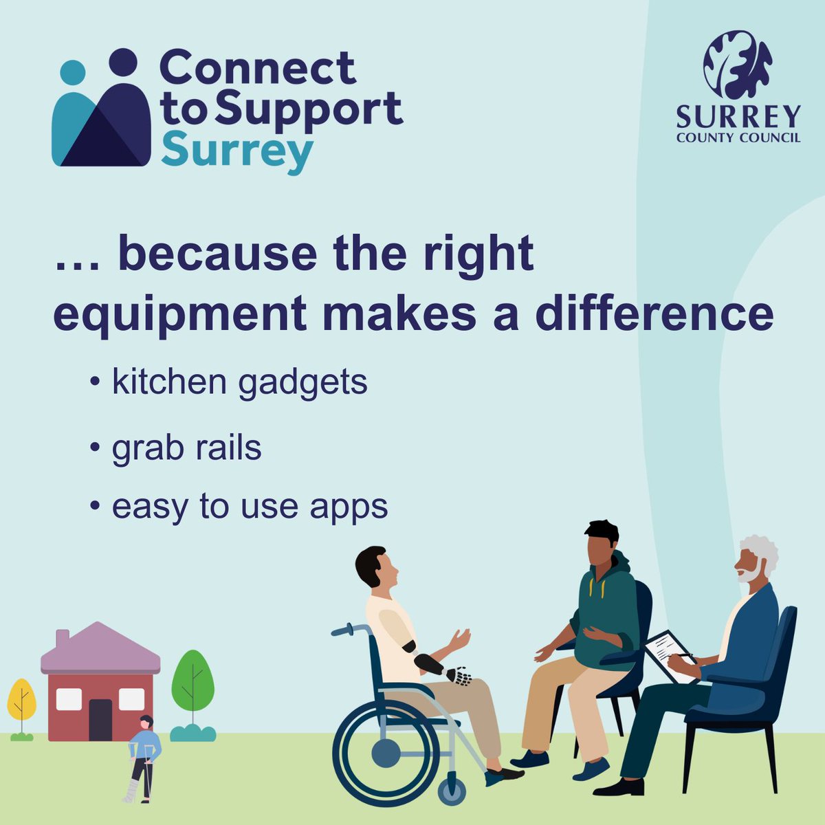 Adapting your home with the right equipment could make a difference to your everyday life. 

Find services that provide equipment to adapt your home on Connect to Support Surrey👇
orlo.uk/si6NP