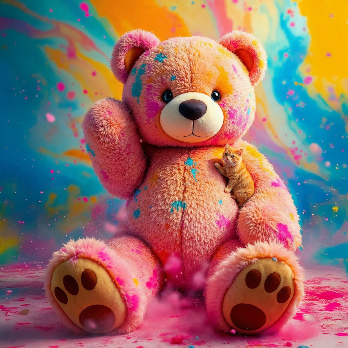 Bark Canvas (@barkcanvasnft) on Twitter photo Good mornign #SplatterLegions fam !!!
Two more to go, and then its vacay time !!! 😃😎😎☀️
There is a teddy bear trend on web3, and I am thinking that our #Legionnaires should join ‼️
What do u think... Yay or Nay ⁉️
opensea.io/collection/spl… Good mornign #SplatterLegions fam !!!
Two more to go, and then its vacay time !!! 😃😎😎☀️
There is a teddy bear trend on web3, and I am thinking that our #Legionnaires should join ‼️
What do u think... Yay or Nay ⁉️
opensea.io/collection/spl…
