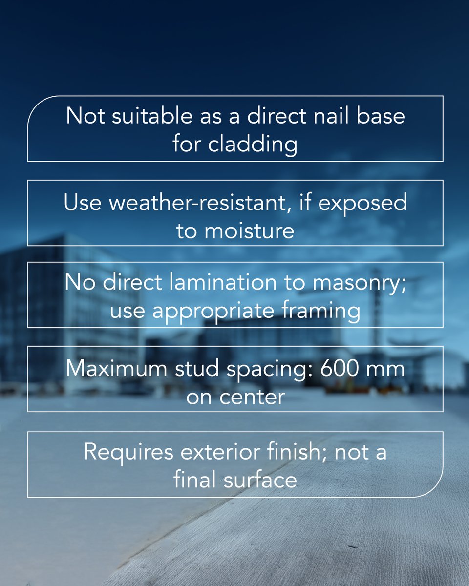 GypsumMada's tweet image. Installing ProGuard™?​
Don’t miss these key steps to ensure long-term performance and weather resistance.​
​
 #MadaProGuard #InstallationTips #DrywallSystems