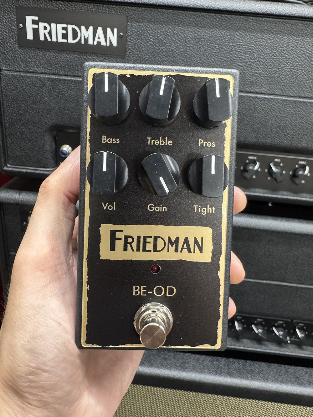 Friedman BE-OD ギターエフェクター　本体のみ FRIEDMAN BE-OD DELUXE｜ミュージックランドKEY