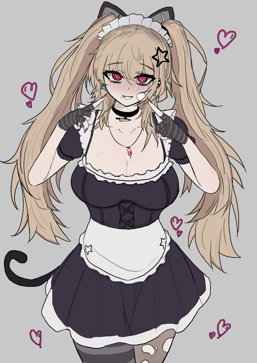 I drew Miki-chan in a maid outfit! I'm thinking about what to draw next. If you have any requests, I'll consider them.
#InkMeMiki