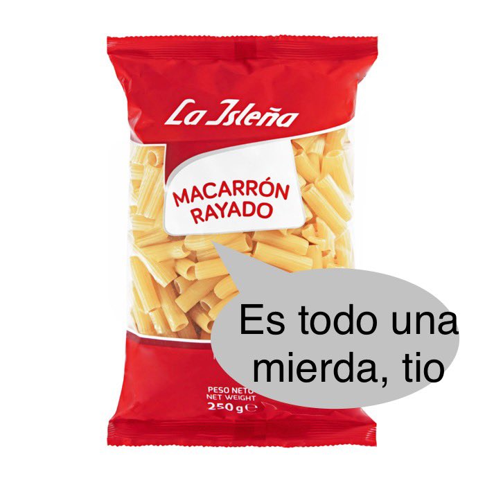 Macarron Rayado.

Humor finíssim avui.