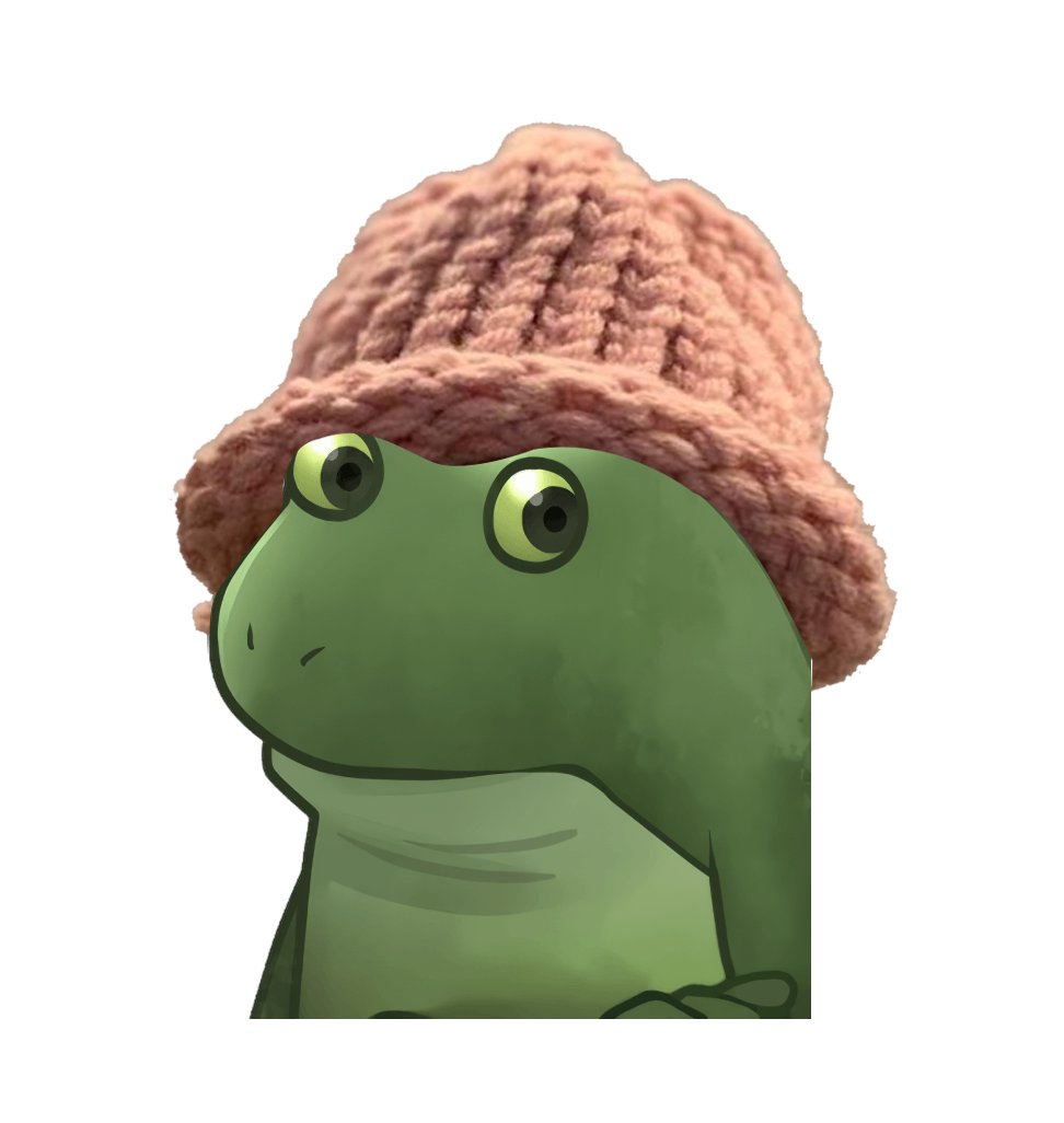 raymonzhang1001's tweet image. Hat #froge