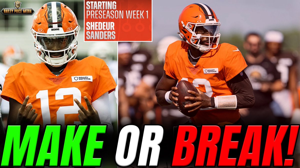 Watch BPM Live at 4PM EST / 1PM Pacific as Browns Beat Writer Mary Kay Cabot <a href="/MaryKayCabot/">Mary Kay Cabot</a> joins to breakdown the STAKES For Shedeur Sanders STARTING In Browns’ Preseason Opener! UNC Tar Heels Writer Lee Pace joins to talk <a href="/UNCFootball/">Carolina Football</a>

Watch Here: youtube.com/live/zOTkAAtj2…