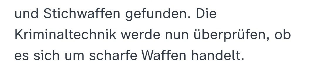 Sie lernen es nicht mehr. 🙄