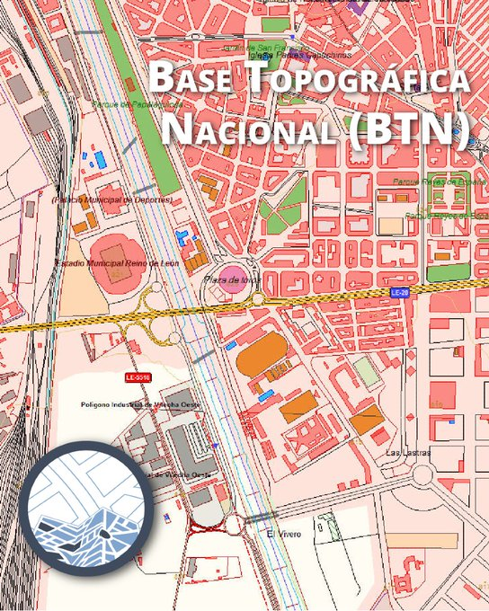 Recientemente se ha publicado una actualización de:
🔹Base Topográfica Nacional (#BTN) con contenido multiescala 2.000-25.000 y cobertura completa para España, formatos gpkg, shp y dwg
🔹Puntos de Interés (BTN-POI), formato gpkg y shp
🔹Servicio de teselas vectoriales de la BTN