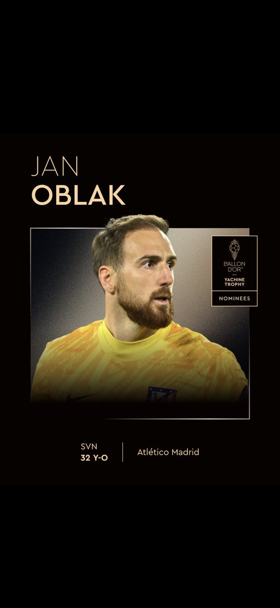 El mejor portero de nuestra historia otra vez nominado
Te amamos Jan