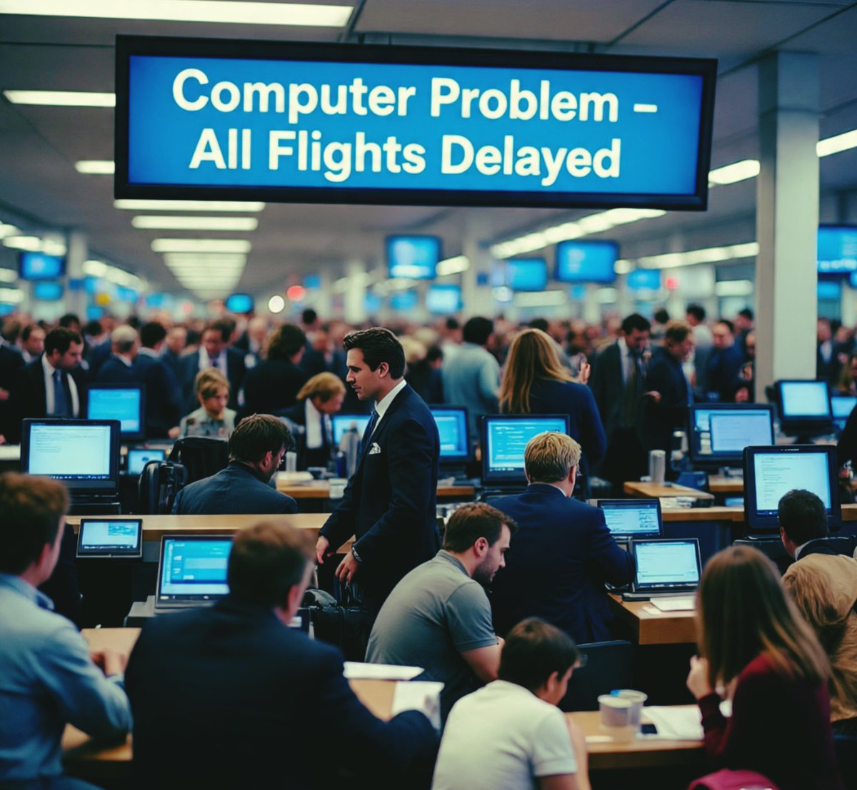 ArvindJ35594964's tweet photo. A computer problem at United Airlines stopped many flights from taking off across the U.S. Thousands of passengers faced delays and confusion until the issue was fixed.
#UnitedAirlines  #unitedairline  #delays  #computerproblem #bb27  #ENHYPEN  #LaCasaDeLosFamososMexico #Tariff https://t.co/dftgKYTo5e