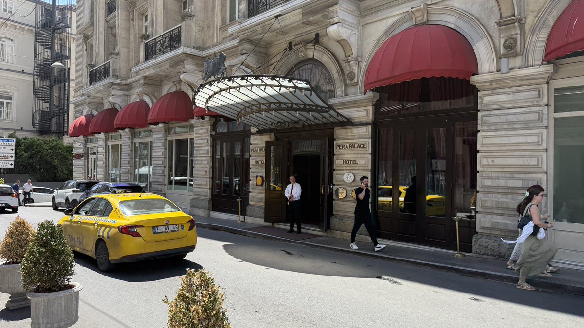 1 of 5:  We’ve checked into the incomparable Pera Palace Hotel, built in 1892 by the Compagnie Internationale des Wagons-Lits for its Orient Express passengers. I stayed here in 1995, 2005, 2013 and absolutely love it. And Mrs 61 &amp; I have history with this hotel…