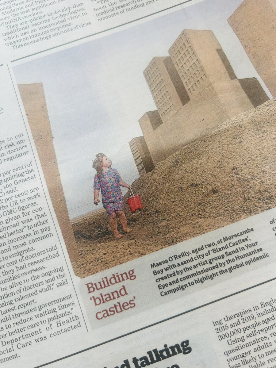 Love this shot by <a href="/PA/">PA Media</a> in today’s <a href="/theipaper/">The i Paper</a> blandcastles.humanise.org
#BuildForJoy