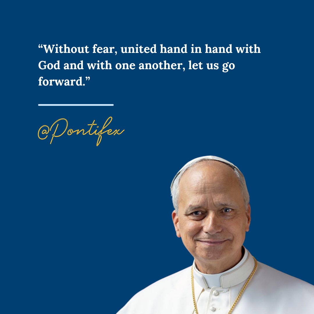 CatholicCharitiesKS (@ccnek) on Twitter photo "Without fear, united hand in hand with God and with one another, let us go forward." - <a href="/Pontifex/">Pope Leo XIV</a> "Without fear, united hand in hand with God and with one another, let us go forward." - <a href="/Pontifex/">Pope Leo XIV</a>