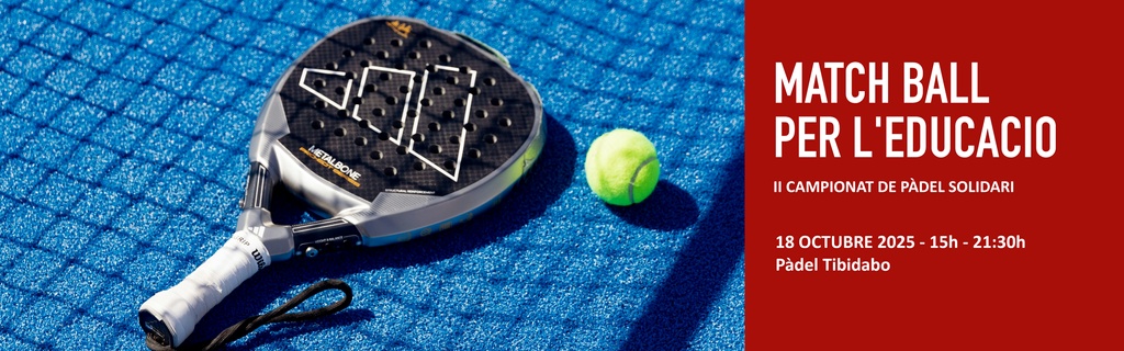 🎾 Ja tenim data! El II Torneig Solidari de Pàdel d’Entreculturas Catalunya serà el 18 d’octubre.
Lloc: Padel Tibidabo
📌 L’objectiu? Recaudar fons per garantir el dret a l’educació on més es necessita. En aquest cas, Sud Sudan
🔗 Inscripcions ja obertes: rockthesport.com/es/evento/ii-m…