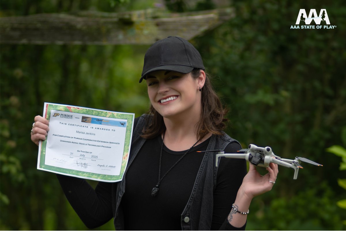 Marisa is flying high—literally! 🎉

She has received drone certification and will soon be taking amazing views of playground construction.

#AAAStateOfPlay #Innovation
