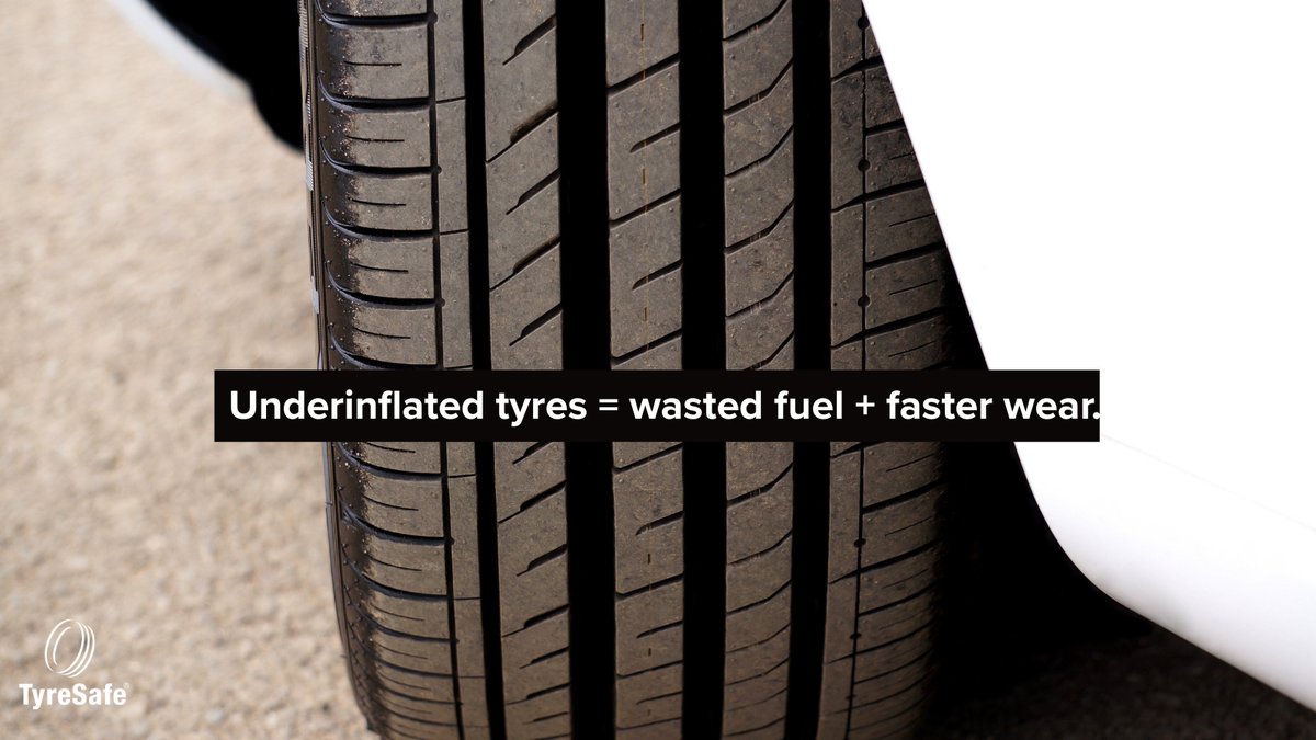 Underinflated tyres = wasted fuel + faster wear. Check your pressure regularly with a reliable pressure gauge. #TyreSafety #CheckTyres #TyreSafety